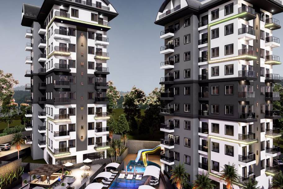Sea view apartments in a new project